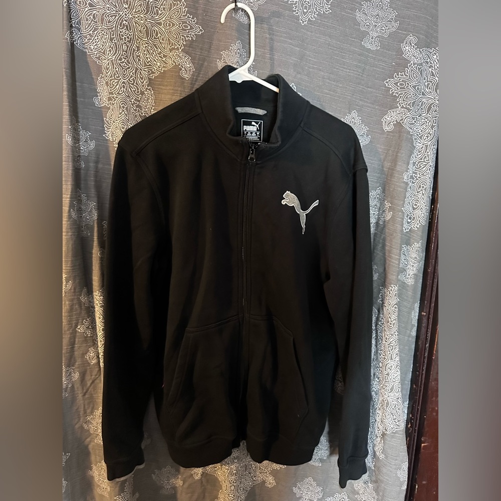 Men’s fleece puma track jacket